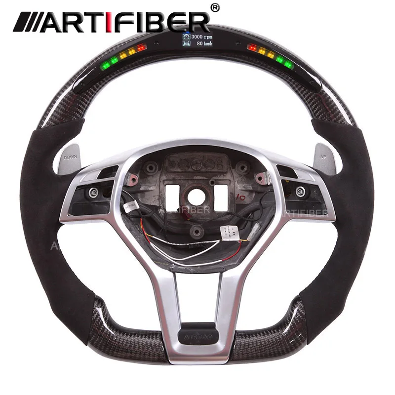 

LED Steering Wheel for Mercedes Benz W218 X218 R231 E63 C63 A45 G63
