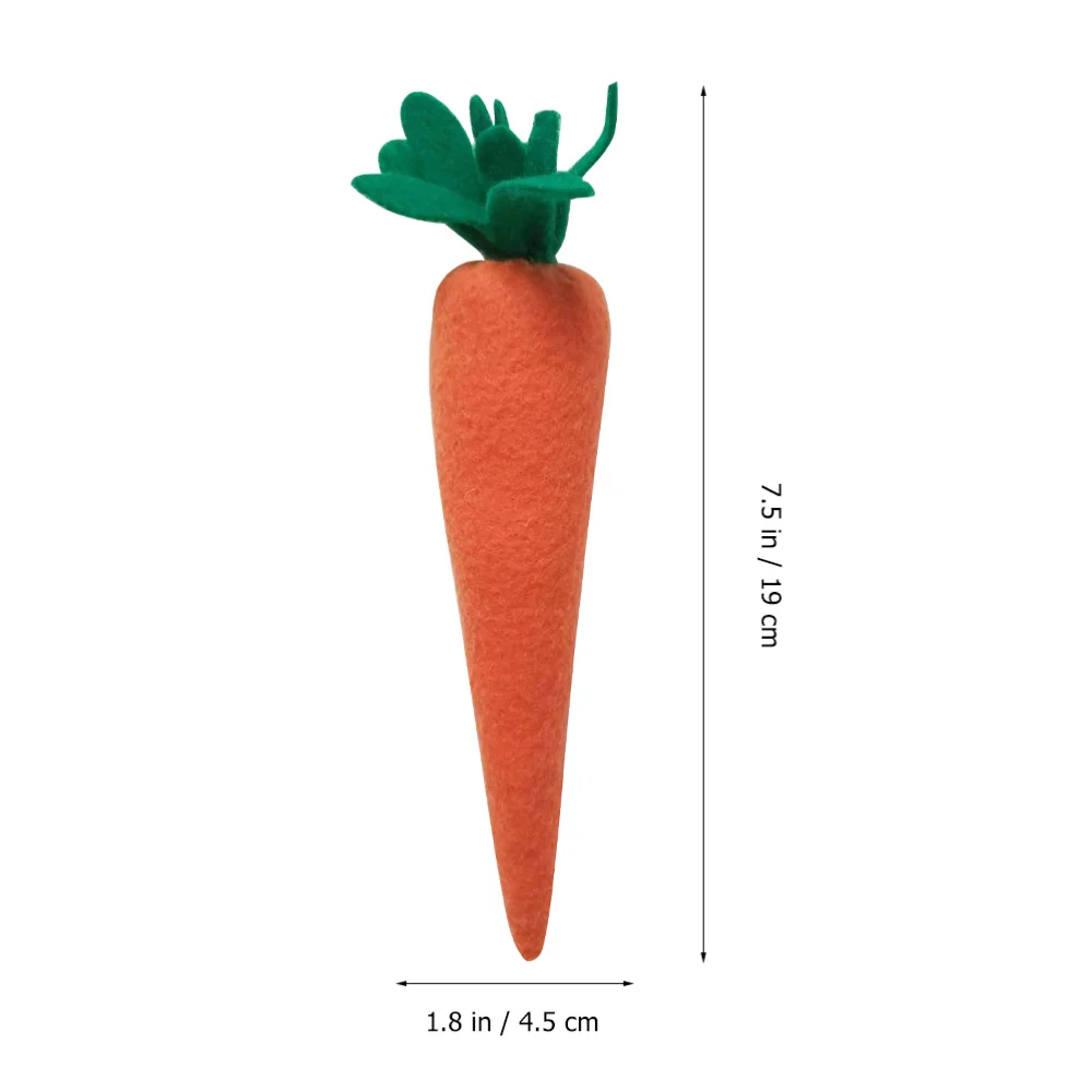 

12 Pcs Artificial Carrot Decor Simulation Easter Carrot Easter Party Ornament