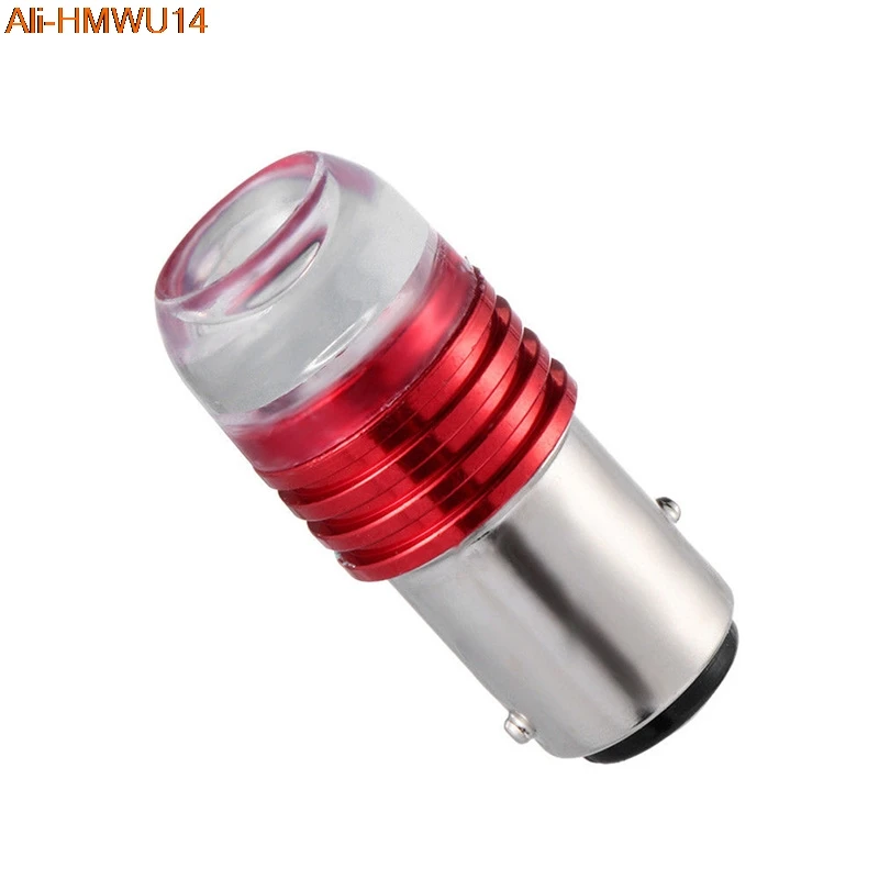 

2 X Red Car Tail Light brake/auto Turn Signal Light Bulb 1157 BAY15D P21/5W Strobe LED Projector