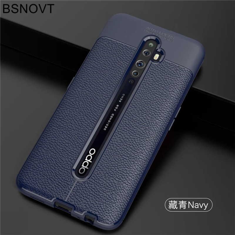 for oppo reno2 f case soft silicone leather anti knock phone case for oppo reno2 f cover for oppo reno 2 f 2f case 6 5 bsnovt free global shipping