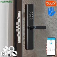raykube fingerprint lock security intelligent smart lock with wifi app password unlock doorlock electronic fingerprint lock