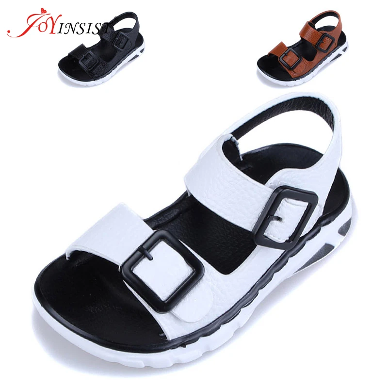 Сандалии детские из дышащего сетчатого материала Летние кожаные пляжные