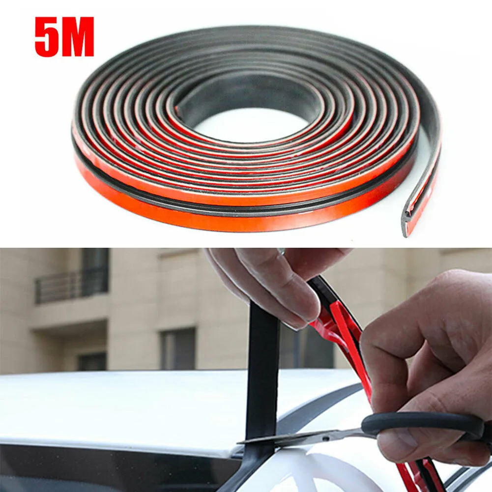 

Windshield Car Sealing Strip Roof Rubber Trim Waterproof 5M Dustproof Edge