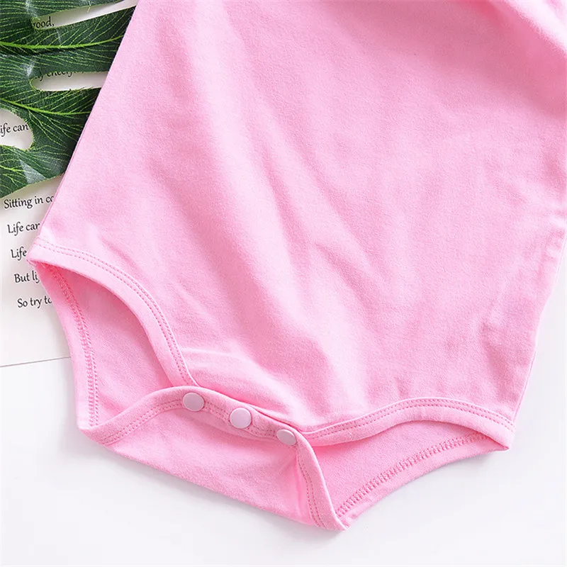 

Toddler Infant Baby Girl Long Sleeve Solid Ruffles Newborn Romper Jumpsuit Sunsuit Clothes 0-24M Baby Clothing Spring and Autumn