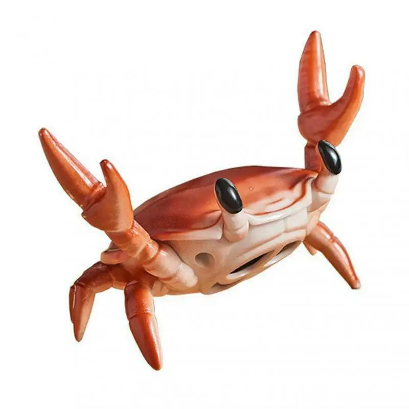 Фото Миниатюрная Беспроводная Bluetooth-Колонка Crab с держателем для ручки мобильный