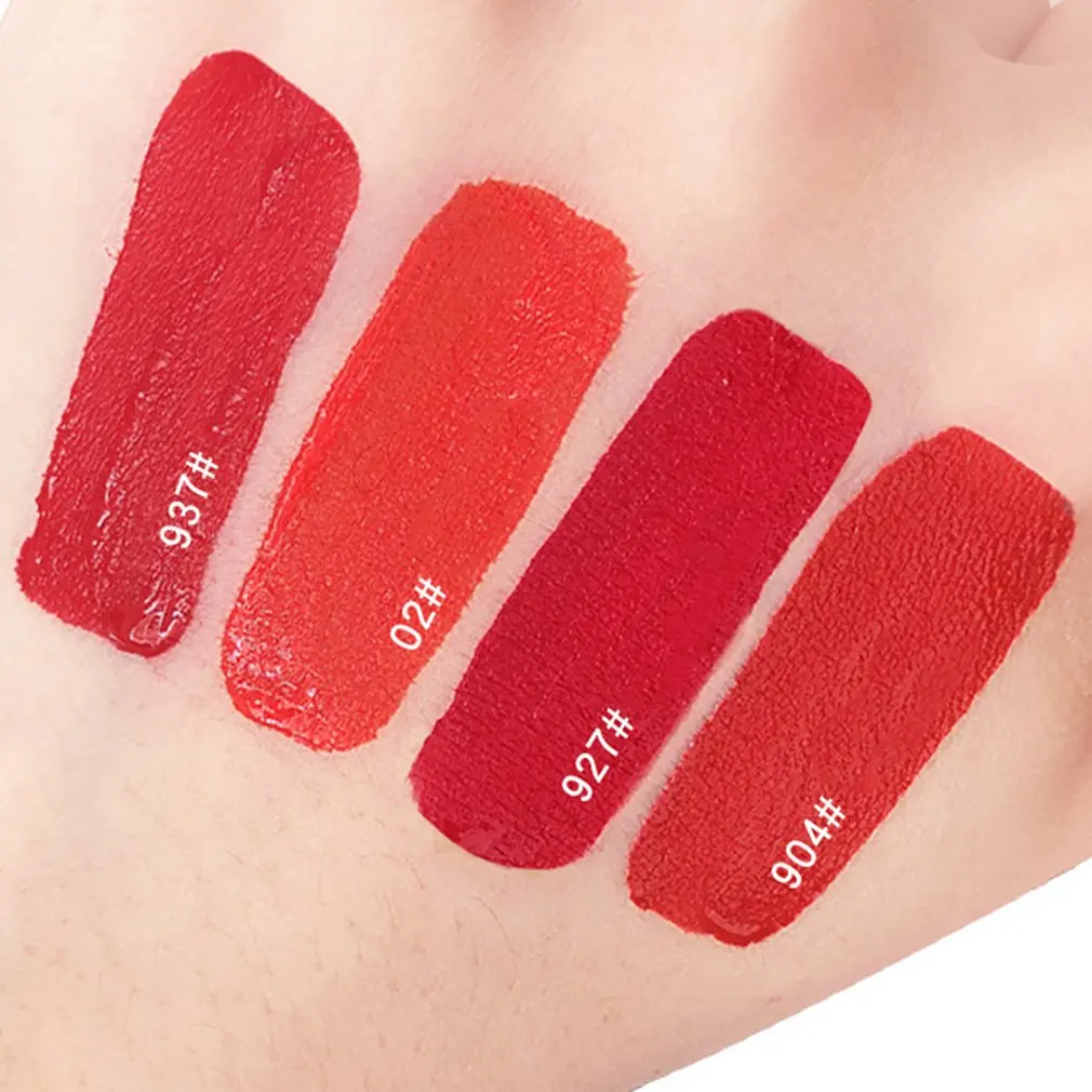 Водостойкая матовая бархатная воздушная глазурь для Губ Бархатный блеск губ