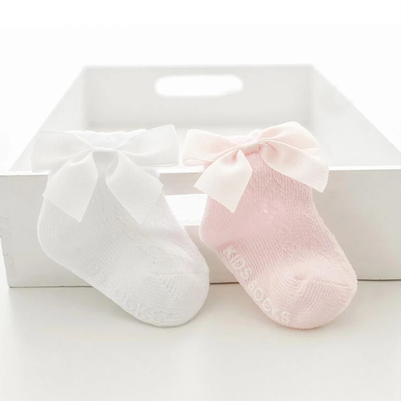 Милые детские носки для мальчиков и девочек новорожденных из хлопка Детская