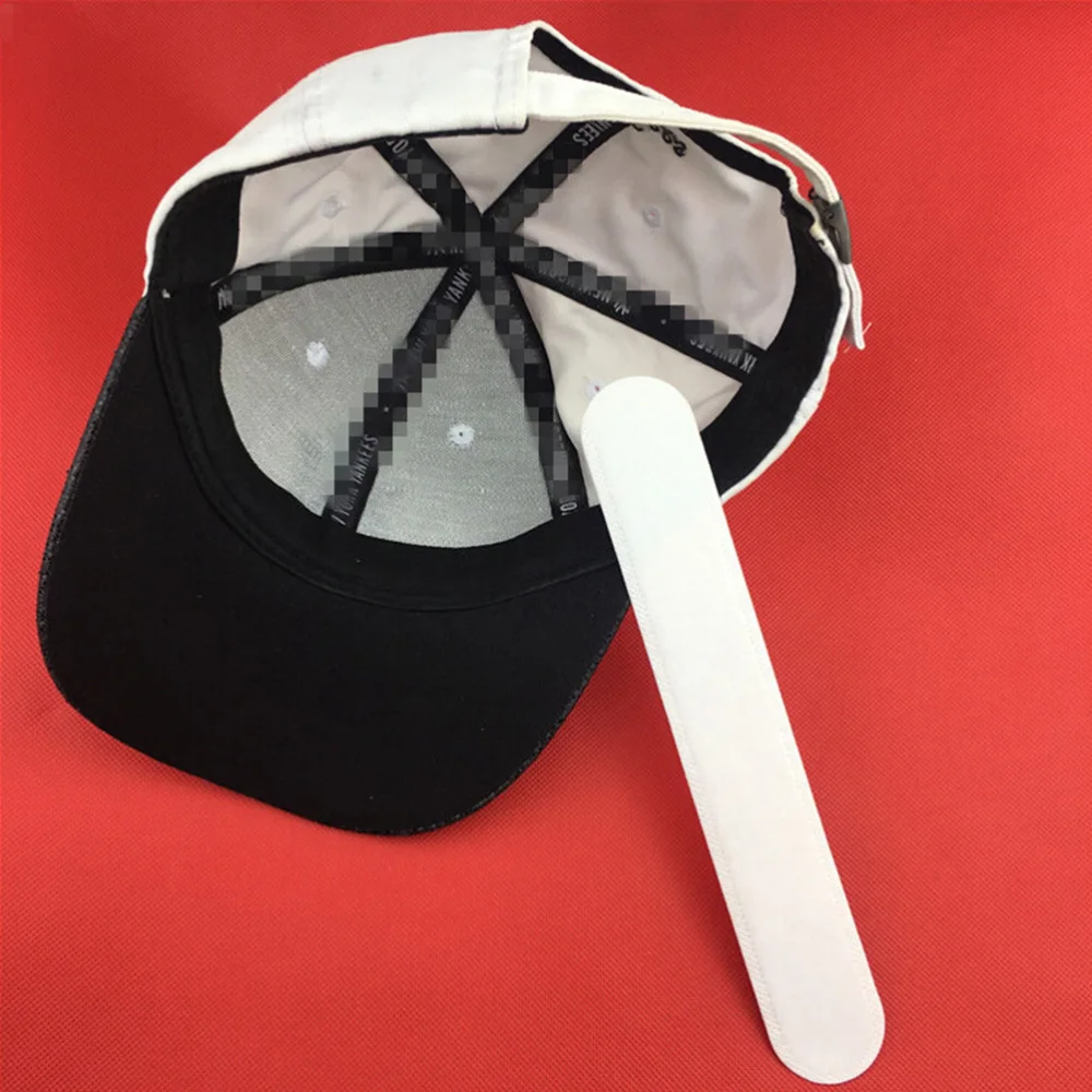 

20pcs Hats Caps Sweatband Hat Size Reducer Sweat Pad Cotton and Paper Reducing Tape for Man Woman