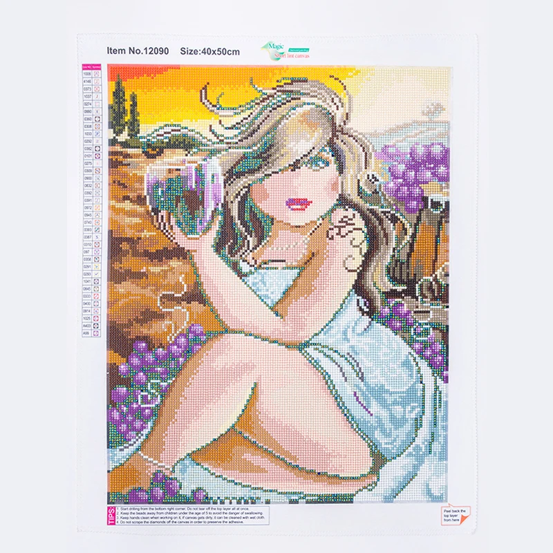 

5D алмазная живопись своими руками полная алмазная живопись мультяшная женщина полная живопись искусство Рождественский подарок мозаика р...