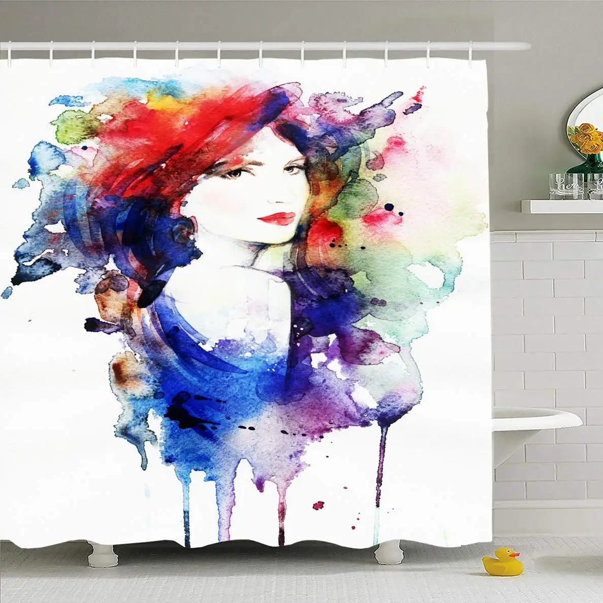 Абстрактная Акварельная краска для макияжа лица Современный художественный