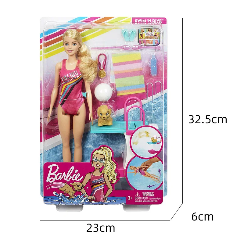 Оригинальная кукла Барби принцесса с щенком веселая комбинированная игрушка для