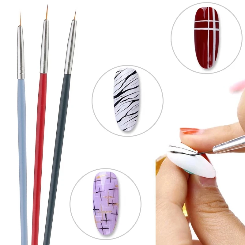 

Nylon Oil painting brush Watercolor painting Different Size Hook Line Pen Set For Watercolor Oil Acrylic Painting Art Tools