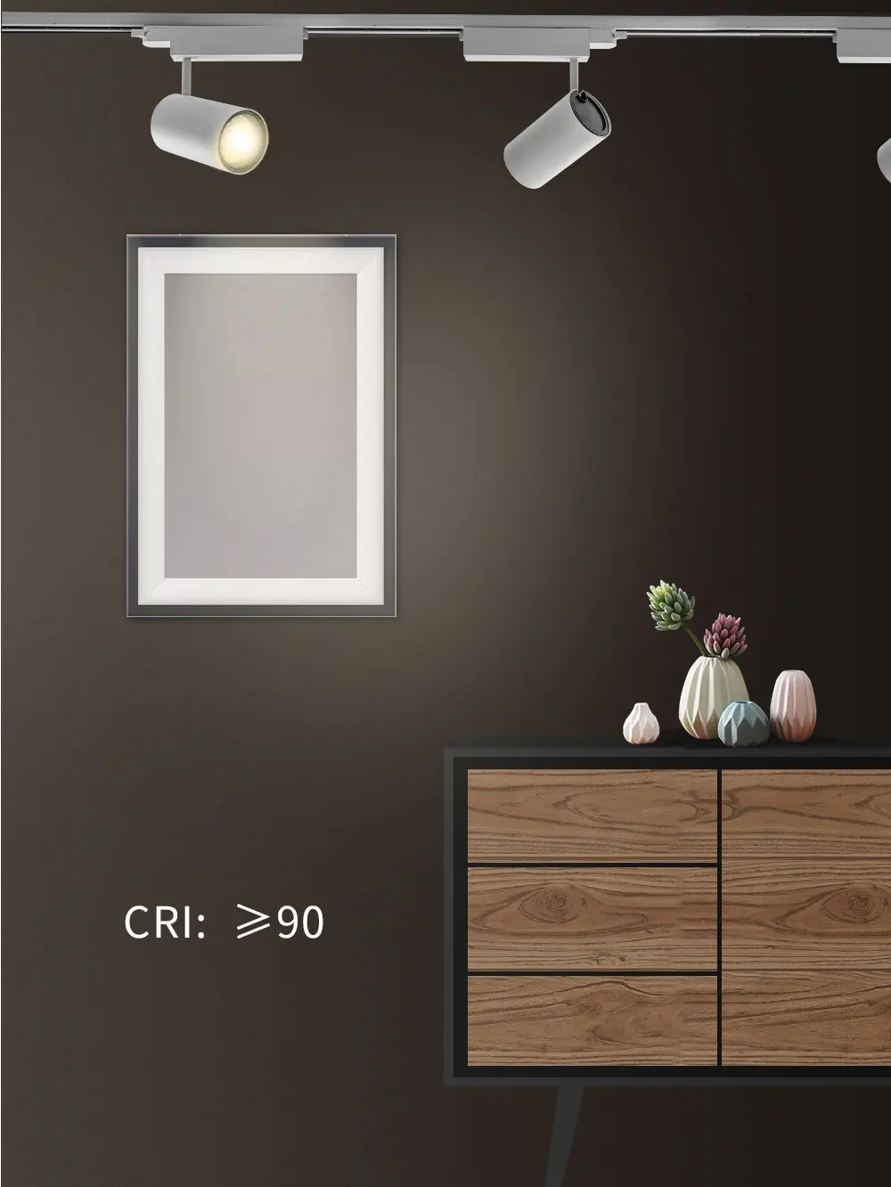 STINYTECH – éclairage sur Rail Led COB, 30W, Anti-éblouissement, 3 fils, luminaire monté en Surface pour centre commercial