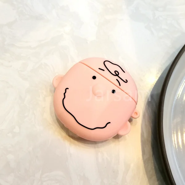 snooboy3D Чехол s для Apple AirPods 2, мягкий мультяшный беспроводной чехол для наушников Air Pods, чехол для зарядки Airpods, силиконовый чехол - Цвет: snooboy3D
