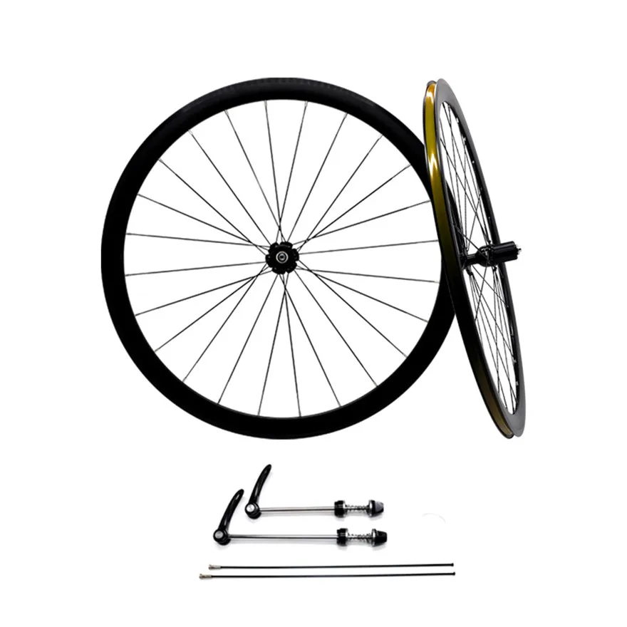Verkaufen P-2040 Ultraleicht Laufradsatz 700C Fahrrad Aluminium Legierung Rennrad Versiegelt Lager 40mm Felgen Räder