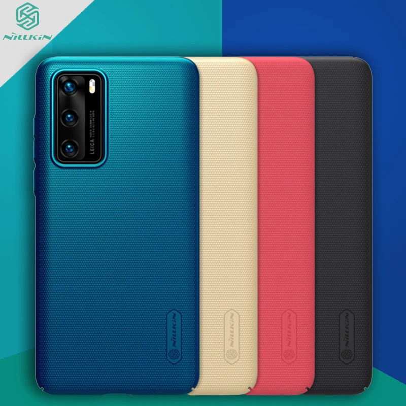 

New 2020 For Huawei P40 Case Cover NILLKIN Fitted Cases For Huawei P40 High Quality Super Frosted Shield For Huawei P40
