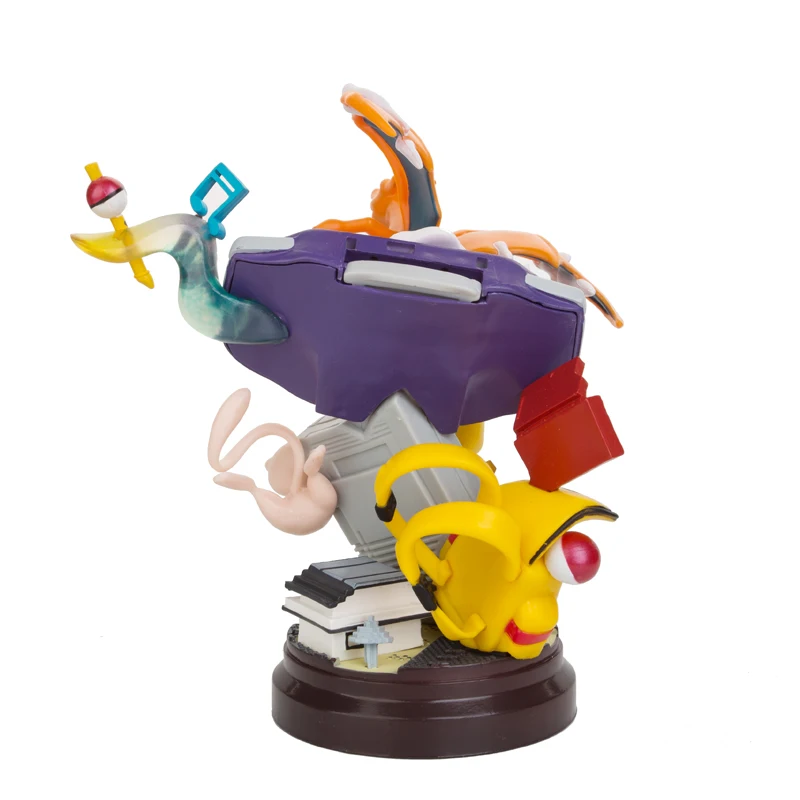 

POKEMON Genuine Pikachu Set Action Anime Figure Pocket Monster Cosplay one piece model collect Charizard Gengar Bulbasaur Gift