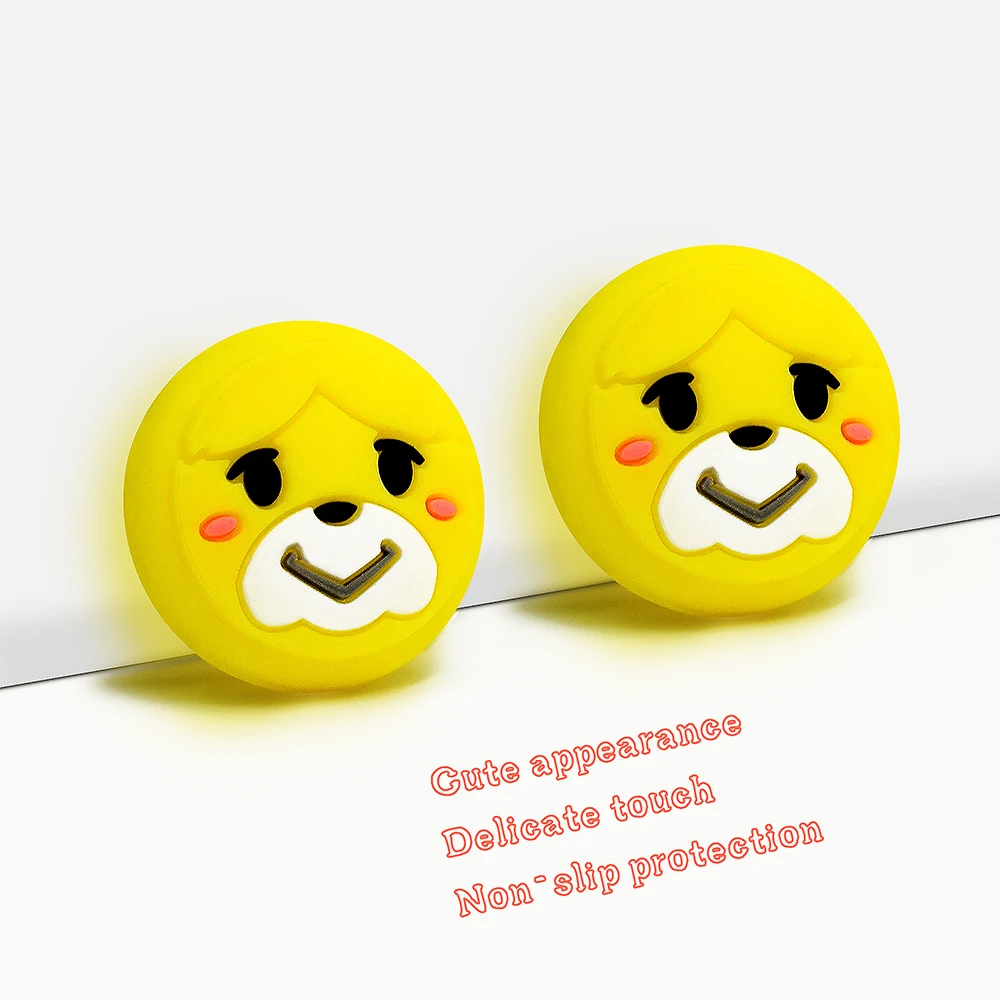 Милый чехол для джойстика девушек колпачок захвата большого пальца контроллер