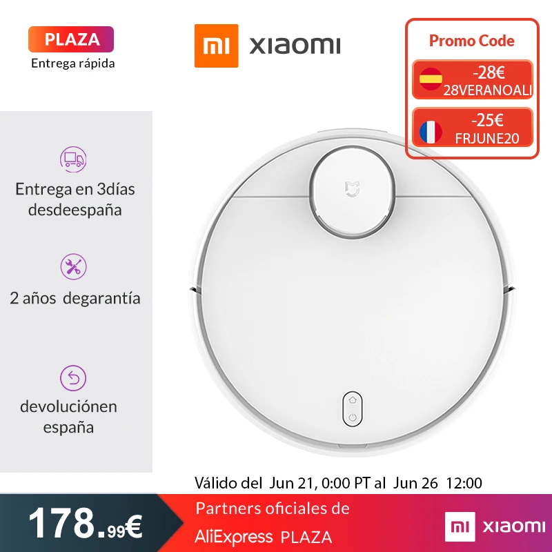 Робот пылесос Xiaomi Mi Mop Pro для умного дома Роботизированная уборка Robot|Пылесосы| |