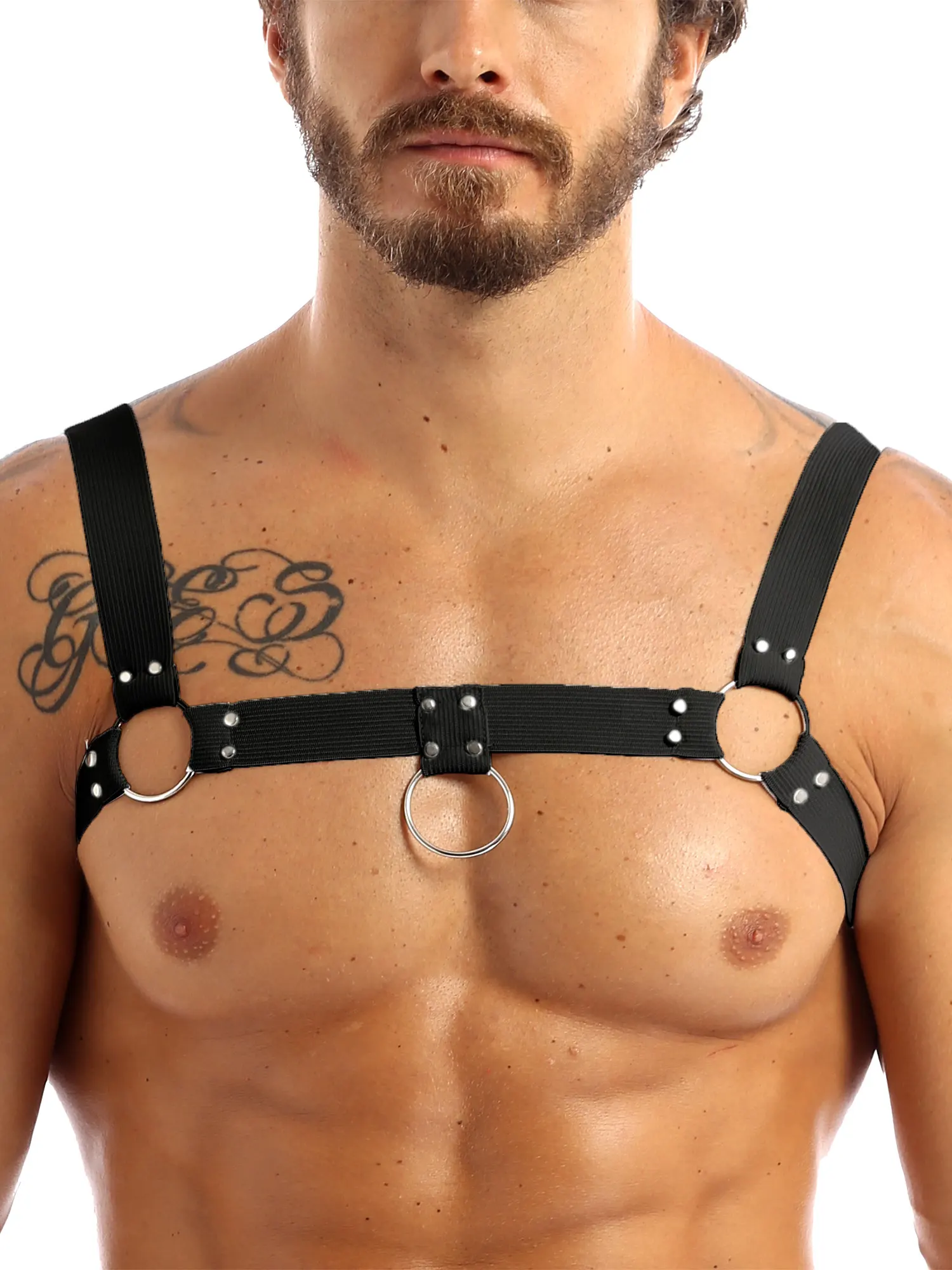 MSemis мужские мужского белья нагрудный ремень для тела мышцы Бондаж Клетка гей