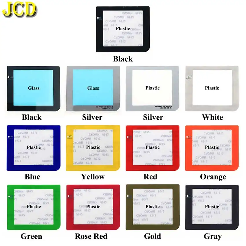 

JCD Plastic Glass Screen Lens Cover For GBP W/ Adhensiveparts