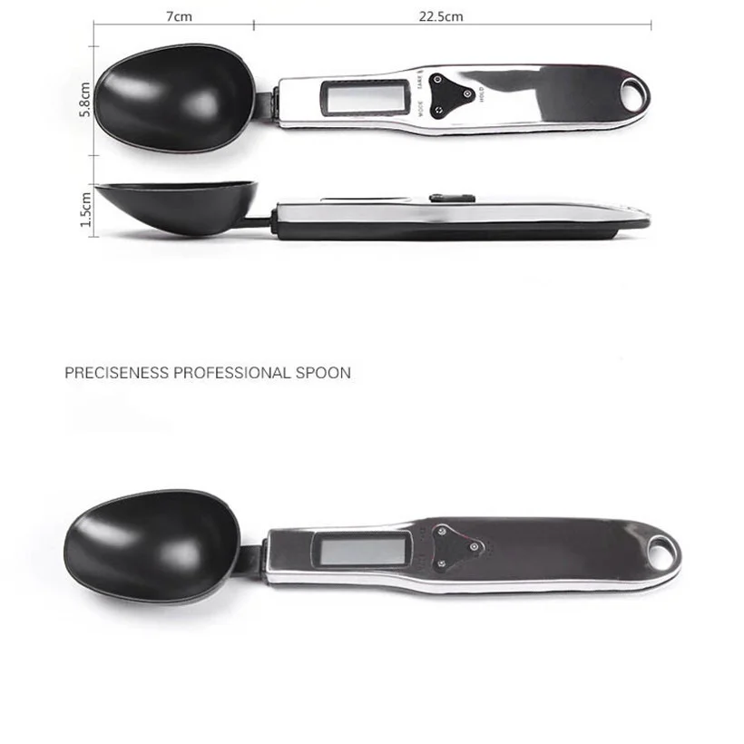 

300g/0.1g Portable LCD Digital Kitchen Scale Measuring Spoon Gram Electronic Spoon Weight Volumn Food Scale New High Quality