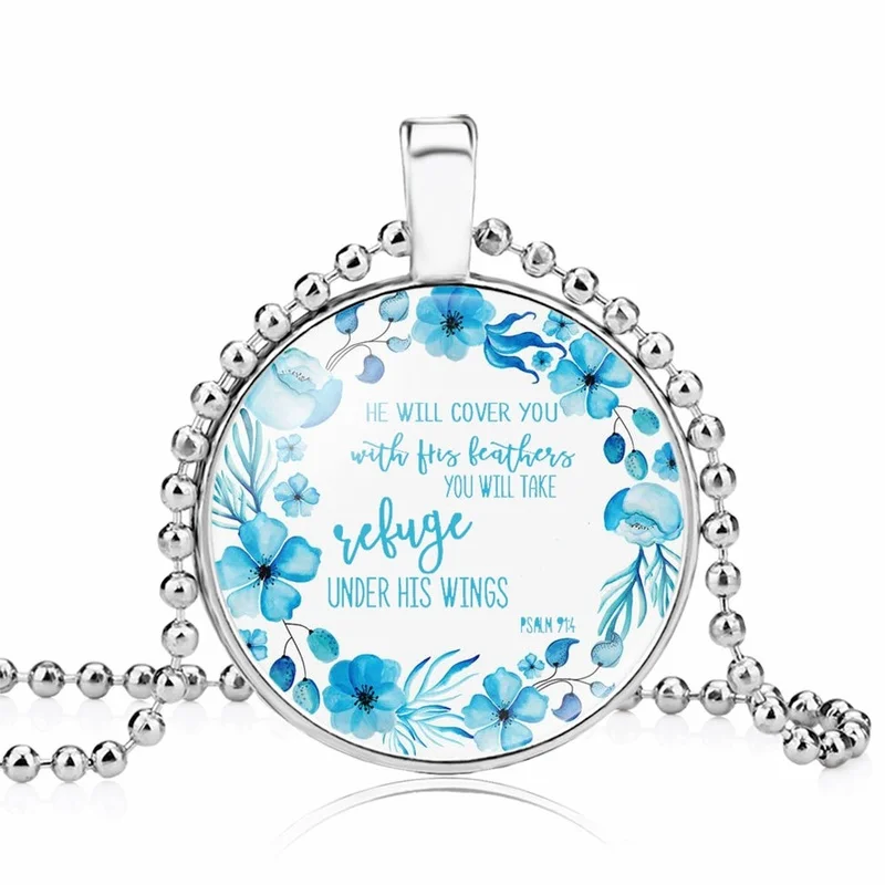 Italian Catholic Rosary Scripture Sweater Chain Christian Bible Themed Necklace for Girl Women Religious Prayer Accessories | Украшения и