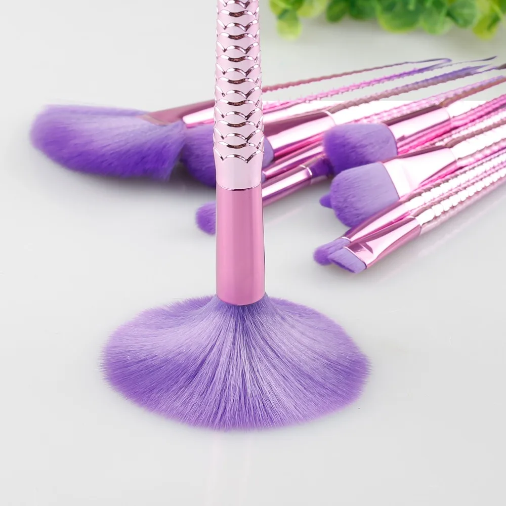 Кисти для макияжа в форме русалки 12 шт.|Аппликатор теней век| |