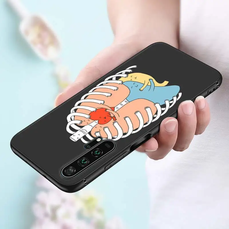 Черный силиконовый чехол для медсестры медицинская медицина для huawei Honor 10i 9X8X20 10 9 Lite 8 8A 7A 7C Pro удобный телефонный футляр