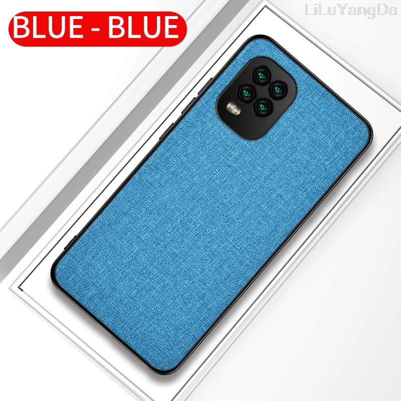 Для Xiaomi Mi 10 Pro lite Youth 5G Note Lite деловая ткань тканевый чехол для телефона мягкий Fundas |