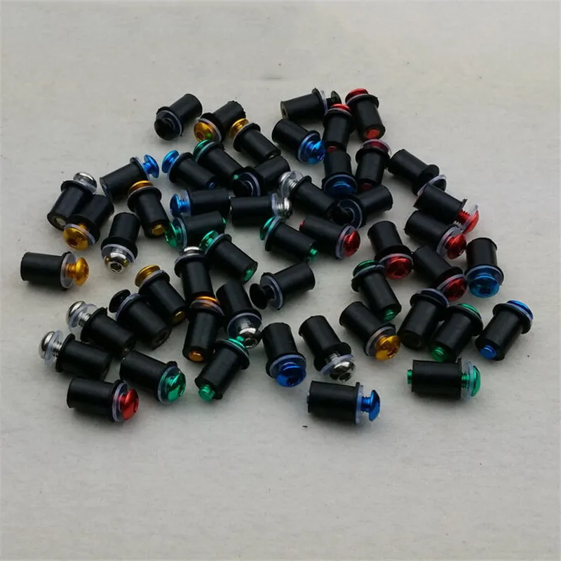 10 шт. Универсальный Мотоцикл болтов гаек ветровое стекло винты обтекателей