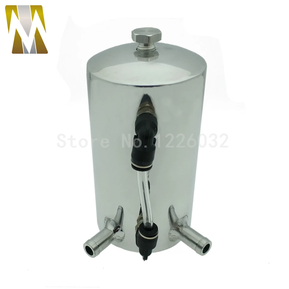 Черный полированный алюминий 0.5L 13 мм 1/2 &quotмаслоуловитель канистра масляный бак