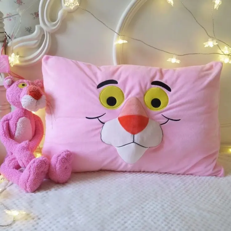 1 шт. декоративная наволочка унисекс в розовой пантере|Наволочка| |