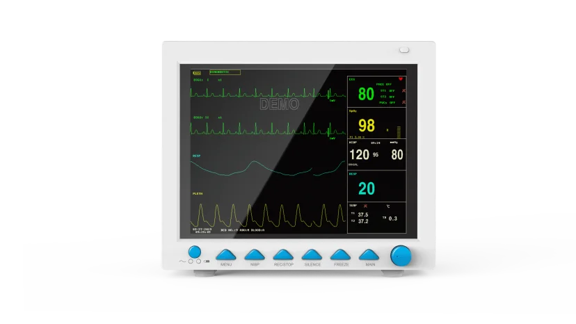 Contec LCDVeterinary Monitor CMS8000-VET 6 стандартных параметров ЭКГ RESP SPO2 PR двухканальный