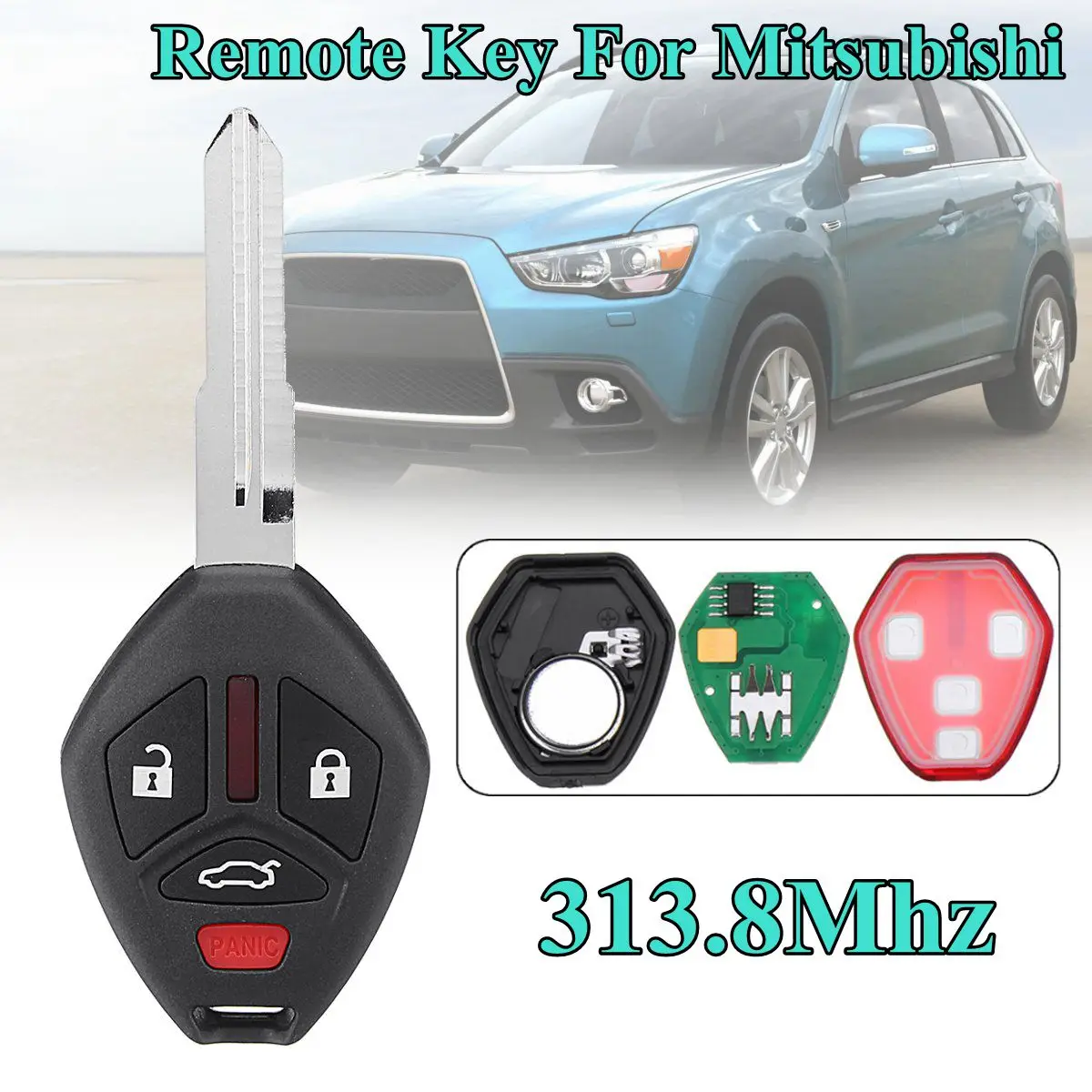 313 8 МГц корпус автомобильного ключа дистанционного управления чехол КРЫШКА ДЛЯ