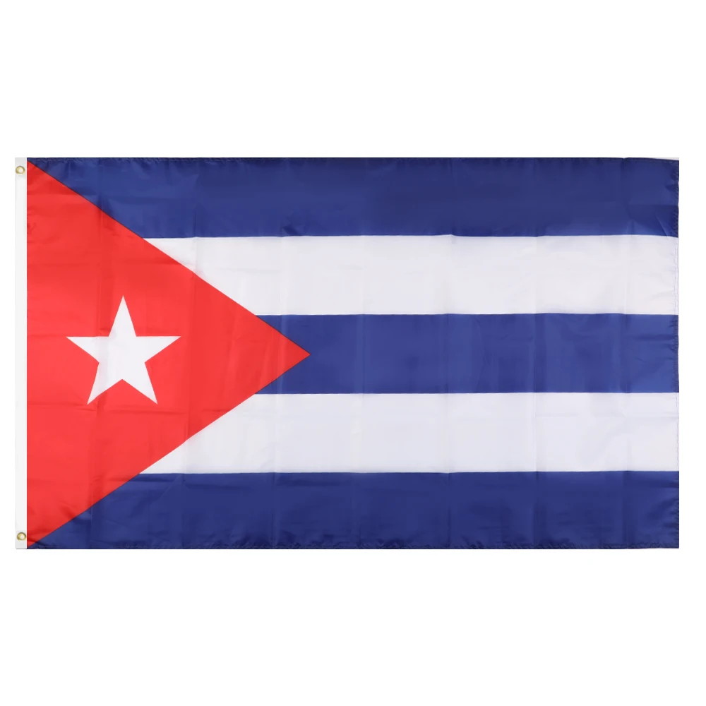 Бесплатная доставка флаг Кубы баннер 90x150 см подвесные полиэфирные кубинские