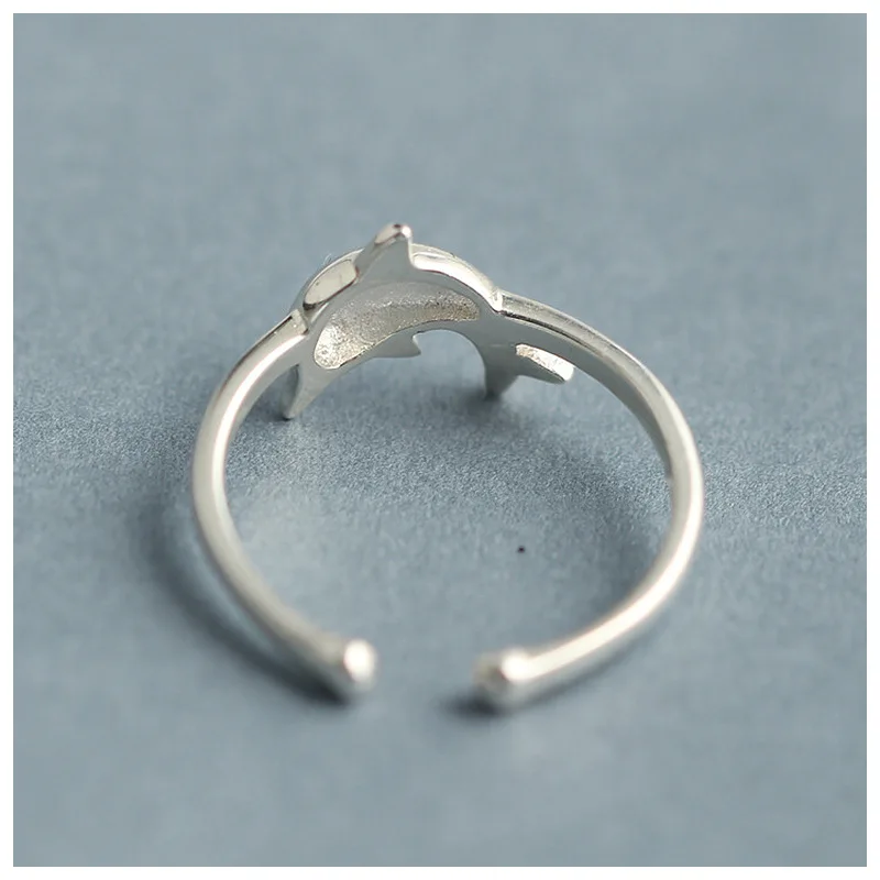 Женское кольцо ElfoPlataSi однотонное Открытое из настоящего серебра 925 пробы с