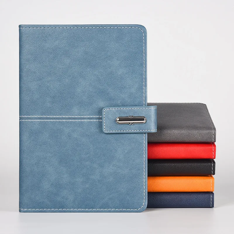 5 в 1 Простой деловой блокнот А5 подарочный набор из искусственной кожи для работы