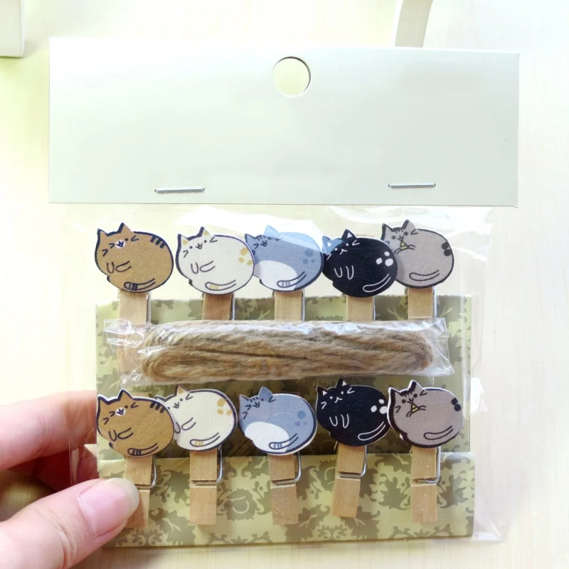 Миниатюрные украшения милые Мультяшные прищепки могут быть DIY вечерние