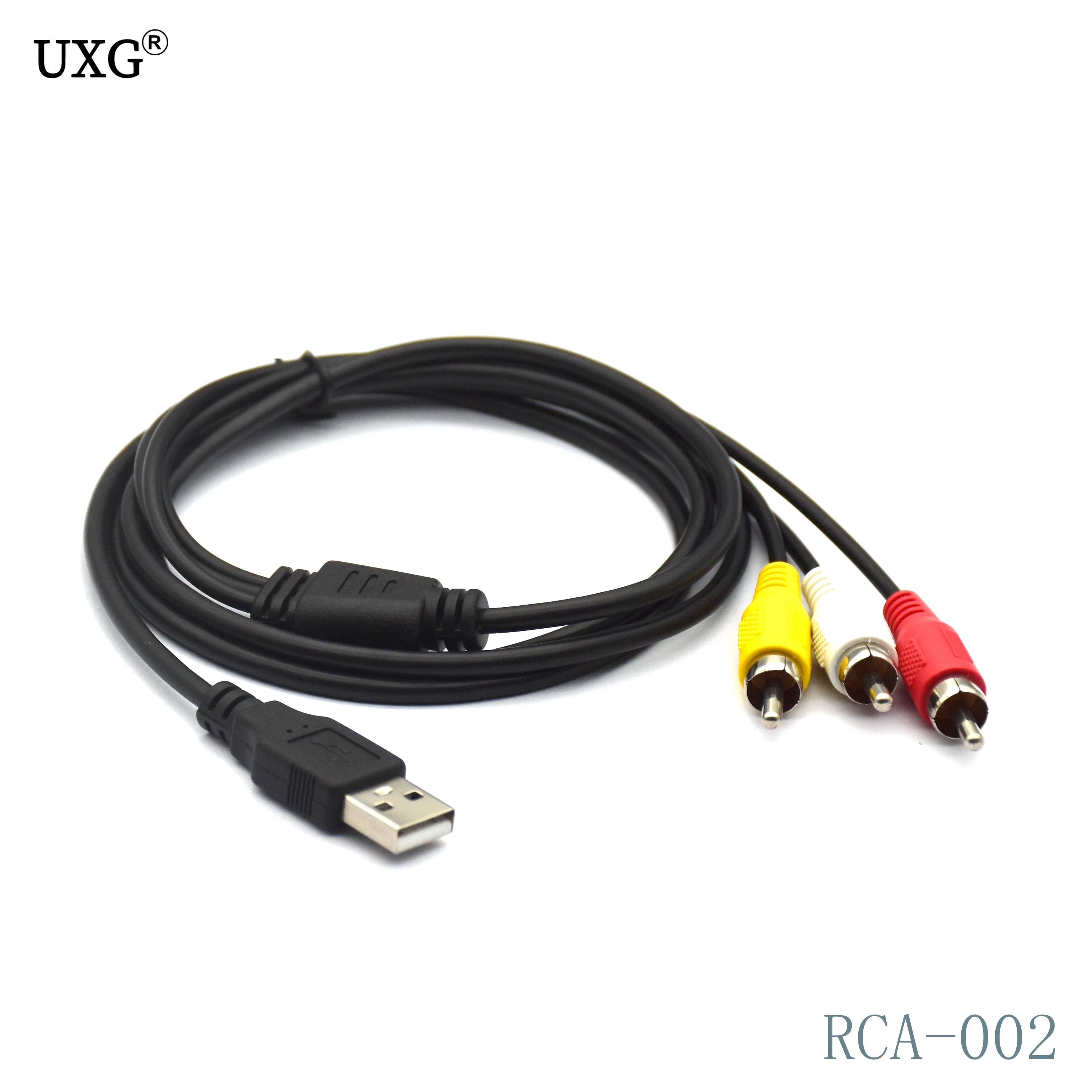 USB на RCA кабель 2 0 папа 3 Coverter стерео аудио видео телевизионный адаптер провод AV A/V