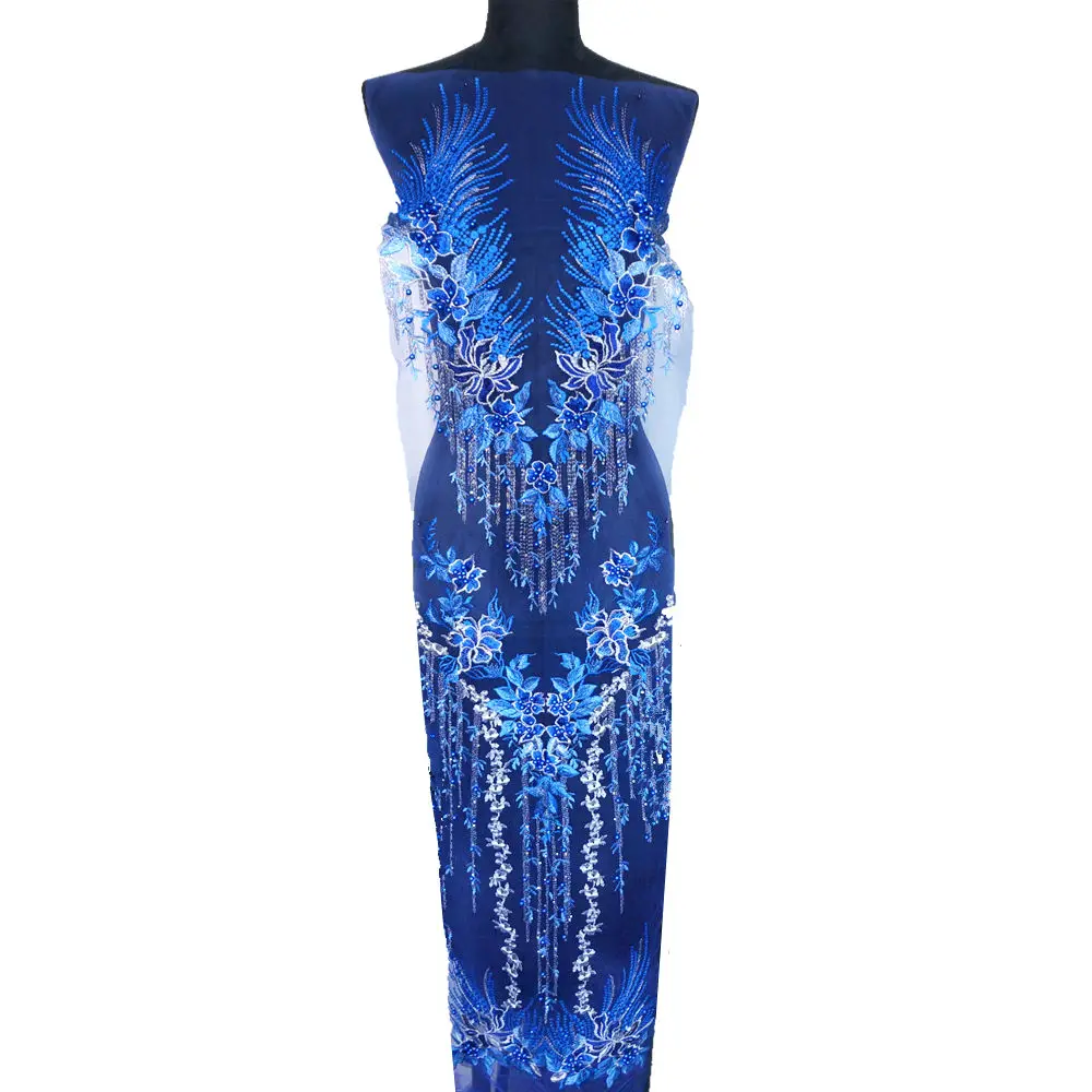 1 комплект желтые синие фиолетовые кружевные тканевые цветы бусины с кисточками