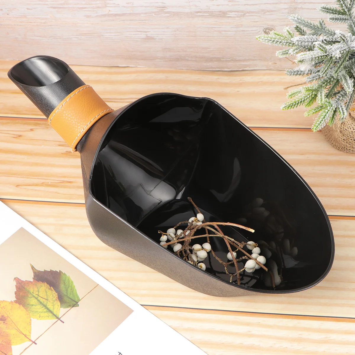

Coffee Beans Scoops Shovel Large Capacity Portable Durable Lightweight Multifunctional for Home (Dark Grey)