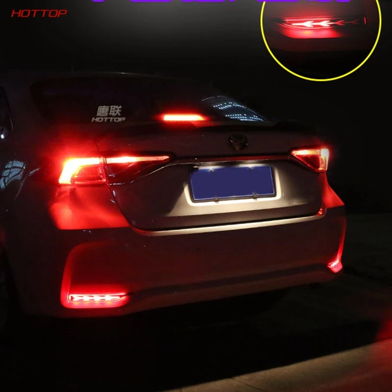 

For Toyota Corolla 2019 2020 Rear Bumper Fog Warning Lights Dedicated Rear Bumper Streamer Lights Fishbone Lamp