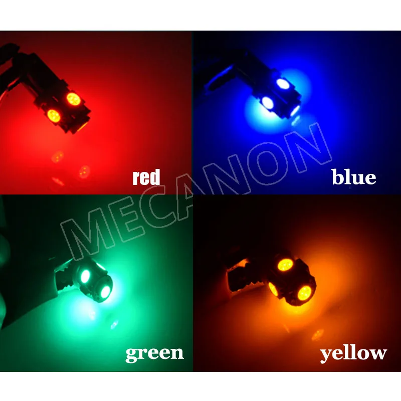 20 штук DC6V E10 светодиодный автомобильные винтовые индикатор Светильник лампы