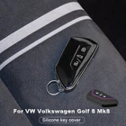 Силиконовый смарт-чехол с тремя ключами для VW Volkswagen Golf 8 2021 Mk8 Magotan Skoda