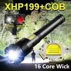Супермощный светодиодный фонарь XHP199, перезаряжаемый тактический фонарик XHP160 18650, USB-фонарик с зумом, фонарь для кемпинга