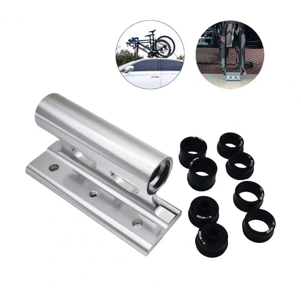 

Fork Mount Bike Block Anti-slip Good Load-bearing Capacity Accessory Quick Release Locking Bike Fork Mount for Cycling