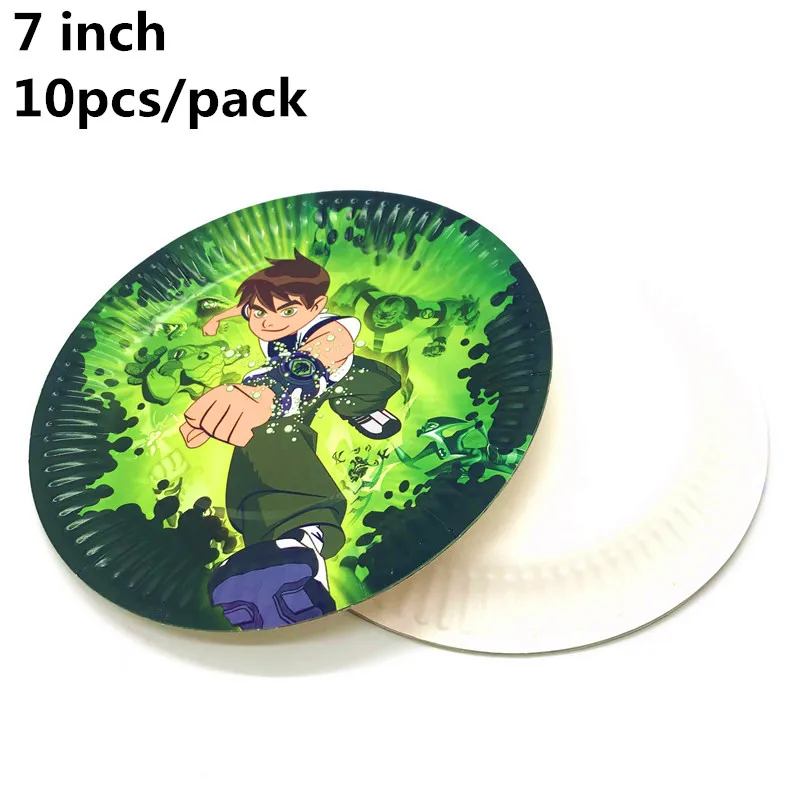 Декоративная одноразовая посуда Ben 10 тематическая вечеринка на день рождения с