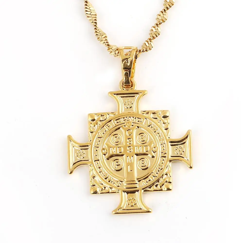 Святого Барба католический патрон Бенедикта Священная медаль кулон