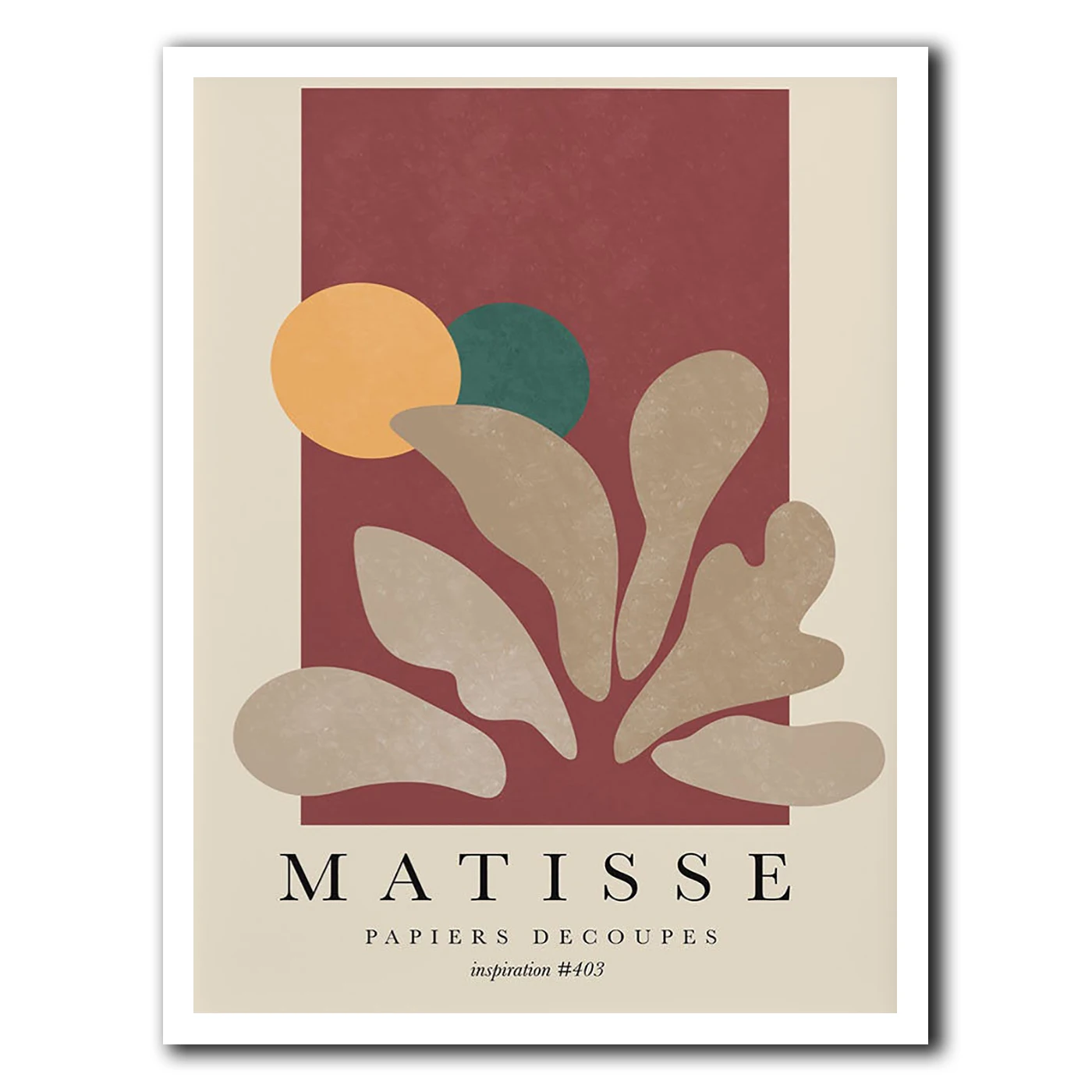 

Matisse Abstract Art Print, Gallery Wall Art, Mid Century Wall Art, Abstract Flower Print, Mid Century Print, Henri Matisse Art